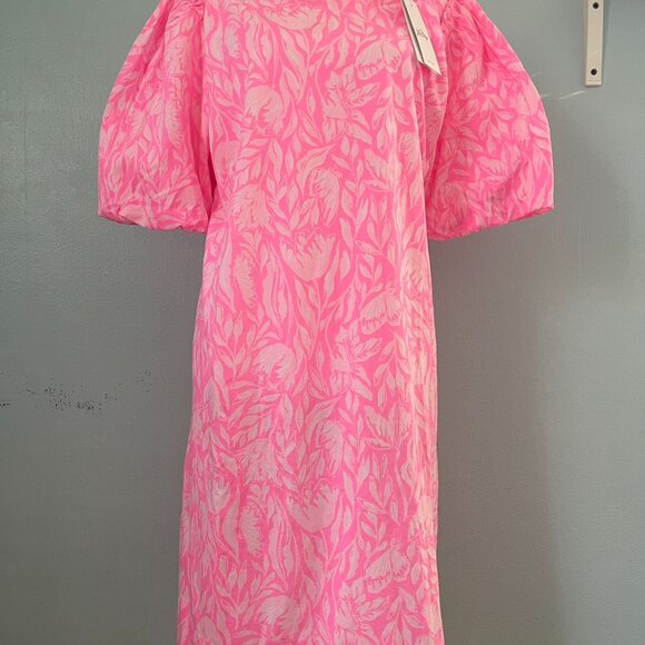 NWT Lilly Pulitzer Mercer Dress | Rousseau Pink Tulip To Tango | SZ XL - Picture 3 of 5